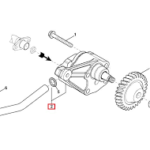 Bomba de aceite para Motor JD 4045 / 6068 #RE504914