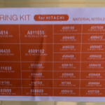 Caja master Kit  O-Rings 383Pcs  Excavadoras Hitachi / John Deere
