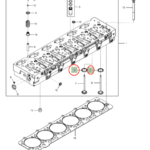 Asiento de Válvulas para motor JD 6090 #R522049