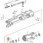 Oring de conjunto diferencial para Eje delantero ZF MS-B-2025 (310E, 310G) #L40306