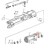 Buje de manga eje delantero de JD 310E / 310G #L114558
