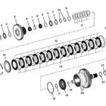 Rodamiento de Embrague (KR, K2, MFWD)  ZF  #AT435599