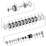 Rodamiento de Embrague (KV, K4, K1, K2, MFWD) ZF #T341152