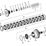 Rodamiento de Embrague (KV, K4, K1, K2, MFWD) ZF #T341152