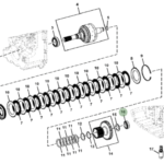 Rodamiento de Embrague (KV, K4, K1, K2, MFWD) ZF #T341152