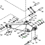 Buje de Boom y Arm para Excavadoras JD & Hitachi 350 #4443884