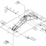 Buje de Boom y Arm para Excavadoras JD & Hitachi 350 #4381855