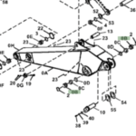 Buje de Boom y Arm para Excavadoras JD & Hitachi 350 #4381855