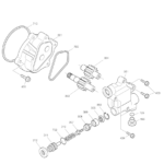 Bomba de pilotaje para bomba hidráulica Kawasaki K5V200DT