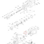Eje trasero para bomba hidráulica Kawasaki K3V112 para excavadoras Doosan / Hyundai  #1.405-0066 – # XJBN-00078