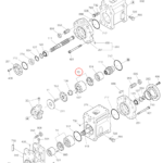 Conjunto de bloque de cilindro con placa (R) K3V112 #XJBN-00063