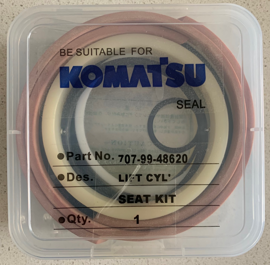 Kit de sellos Cilindro Hidráulico levante Cargador Komatsu WA380 #707-99-48620