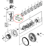 Kit de metales axial Isuzu 4HK1/6HK1 # 8973865480 – 8973865490