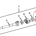 Machón de eje tracción delantera MFWD #T153720 – T229255