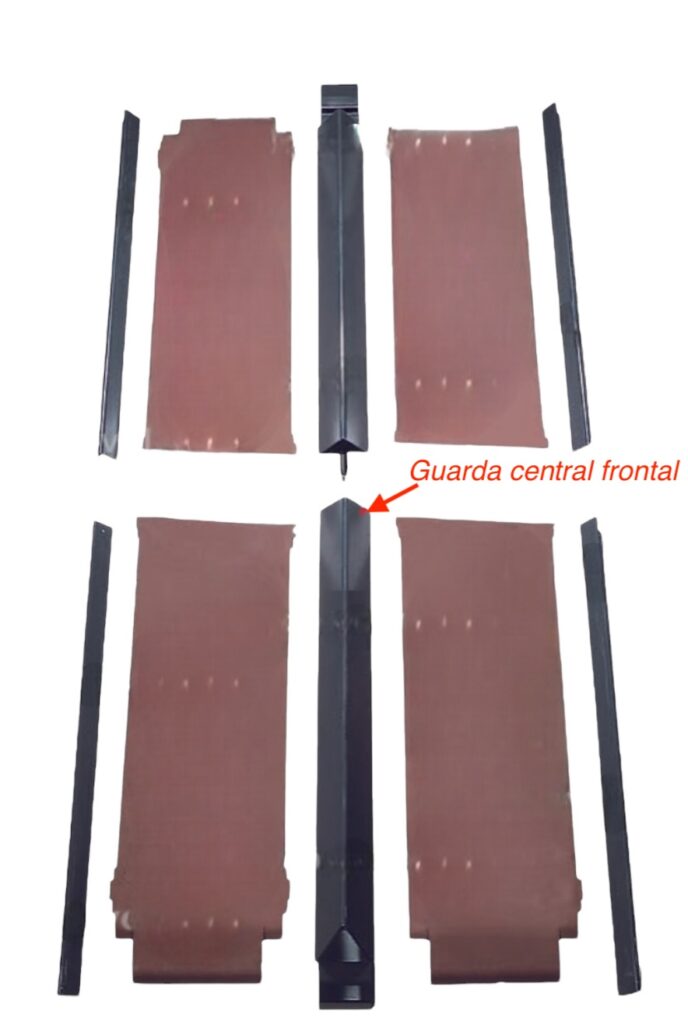 Guarda central frontal conveyor Vögele Super  # 4618182431