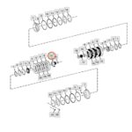 Acolple de disco para Eje Trasero ZF MT2075 (310G, 310J, 310K, 310L)  #T228897