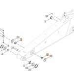 Reten de grasa para Pasador Excavadoras #4067901 – TH102445