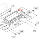 Enfriador de aceite Motor 6BG1 # 1112820250