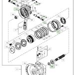 Kit de reparación de motor de giro JD & Hitachi #FXB00001173