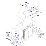 Manguera Intercooler LH  # 208-03-76650