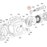 Pin de servo Piston K5V160DT # P1R222616