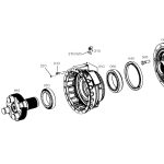 Planetario con Rodamiento ZF 3085-3095-3105 # 4474 298 194