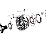 Rodamiento Exterior de masa Ejes ZF 3085-3095 # 0750 120 336