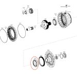 Rodamiento Exterior de masa Ejes ZF 3085-3095 # 0750 120 336