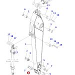 Buje de brazo Excavadoras PC450  # 208-70-72170