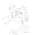 Reten guardapolvo de Pasador de Balde  #61Q6-06500