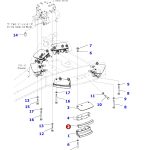 Guia de circulo Tornamesa Moto Komatsu  #23C-70-51240