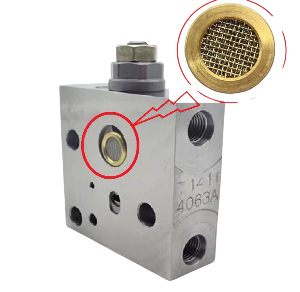 Filtro de Valvula Reductora de Pilotaje Komatsu #702-21-53120