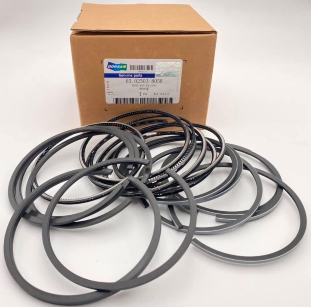 Kit de anillos de piston (6 unid) Doosan DB58T #65.02503-8058