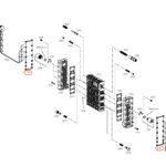 Empaque lateral cuerpo de Valvula ZF 4WG210  #4656 306 157