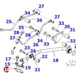 Empaque tubo retorno agua EGR SAA6D125E #6210-61-6551