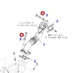 Perno de ducto recirculacion EGR  SAA6D125E #6251-11-9350