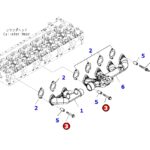 Perno multiple escape SAA6D107E SAA6D114E #6732-11-5860