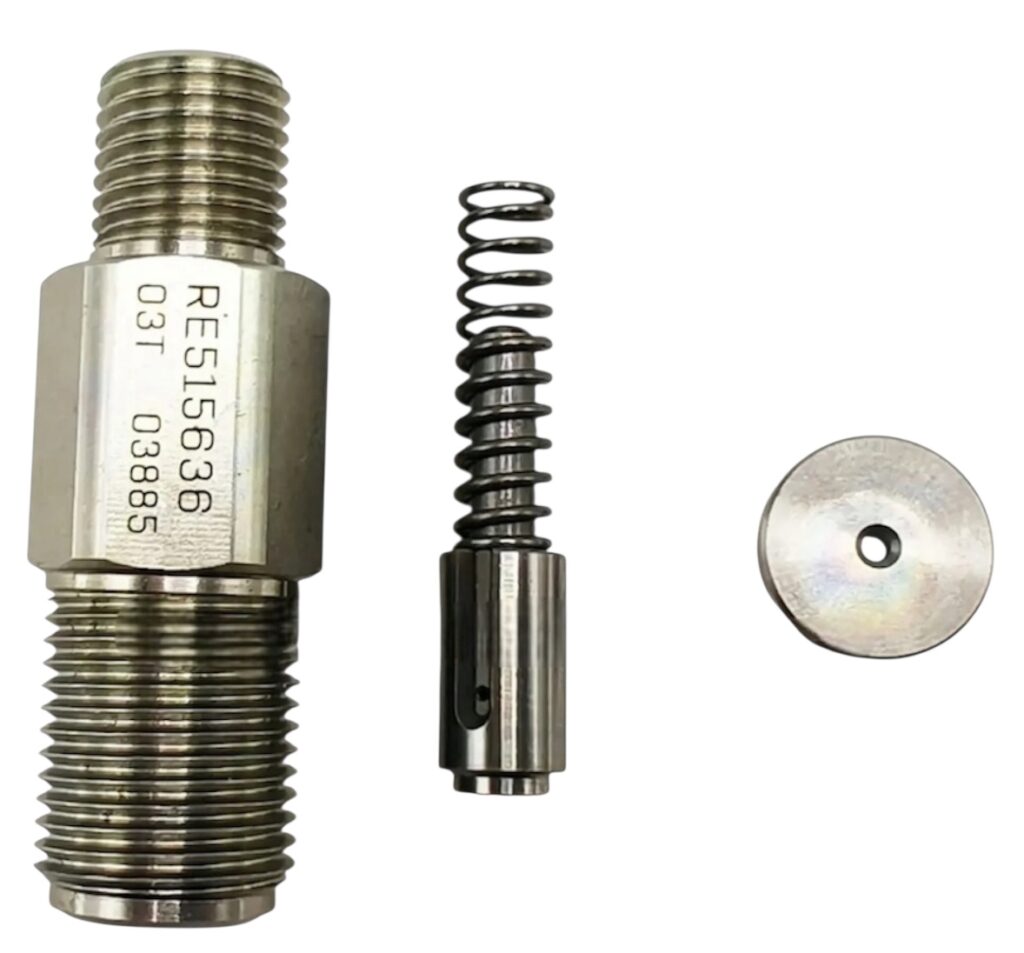 Restrictor de riel de inyeccion motores JD  # RE515636